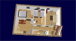 Schematische Darstellung der Wohnung