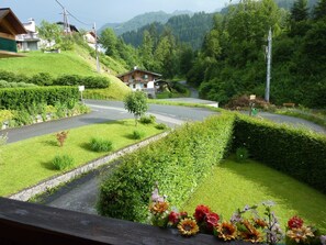 Ausblick vom Balkon