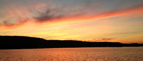 Sunset view from dock