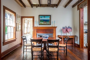 Dining Room with Fireplace