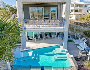 Second floor luxury condo with private pool access
