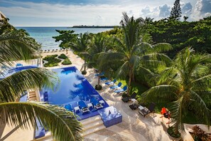 Pool and beach