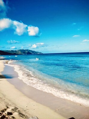 Cane Bay Beach is VERY close to our villa!