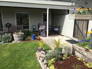 view from lower yard