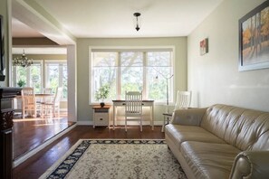 Workstation with Views of Twelve Mile Creek (River) and Ravine