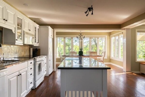 Open Concept Kitchen, Dining and Living Area