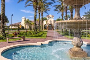 Resort club house entrance