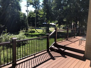 Sun drenched side yard