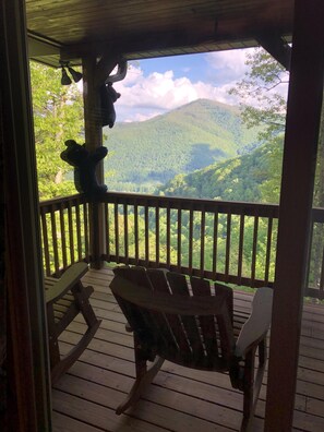 Views off the porch from the Master Bedroom