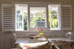 View of the forest from the dining room