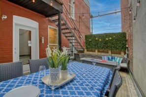 Your own private patio with BBQ!