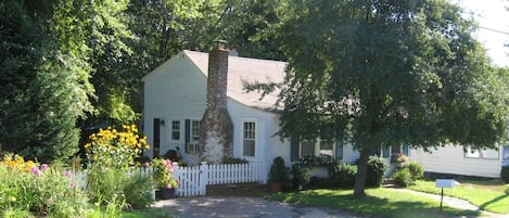 The Cottage and parking area