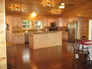 Plenty of room in the kitchen to prepare that gourmet dinner for someone special