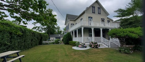 View from Southwest of Front and side of house
