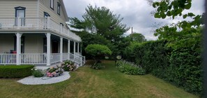 View of yard on south side of house