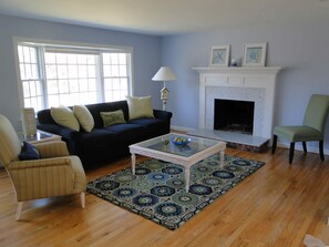 Living Room with Fireplace