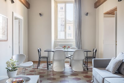 Trastevere schönes Design-Wohnung mit Terrasse und spektakulärem Blick 