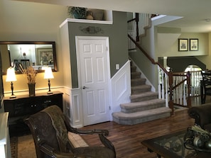 Living Room and Stairway