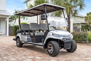 6 Seater Golf Cart Included!