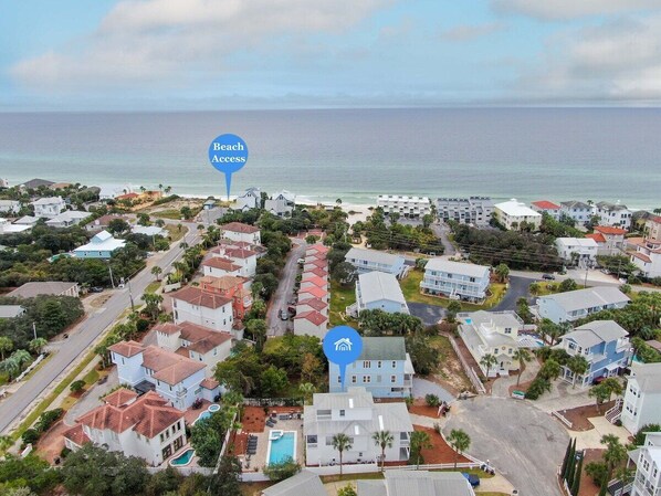 Home is south of 30a, steps to the beach!