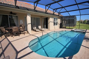 Pool with Covered Lanai