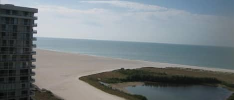 View from balcony overlooking Gulf of Mexico