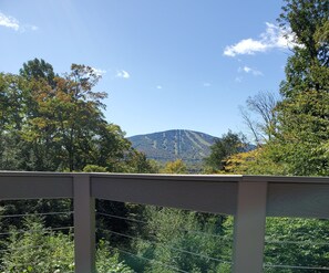 Summertime view of Stratton from deck and living room