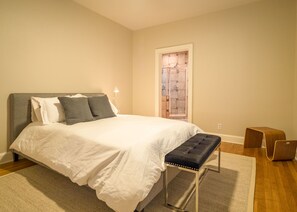 Bedroom with Queen bed and Ensuite bathroom