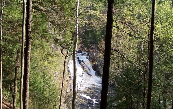 Stare at waterfalls all day from the farmers porch…