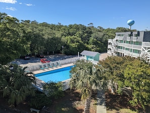 outdoor pool from front balcony