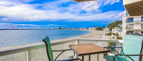 Perfect perch to enjoy the views and fun along Mission Bay