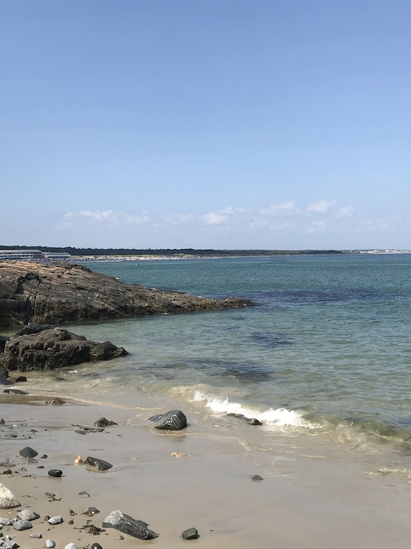 Little Beach with Lifeguards