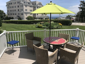 Private Patio with Ocean View