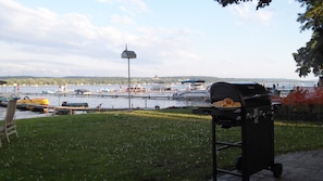 Pebble Beach - Back yard view of Lake Conesus