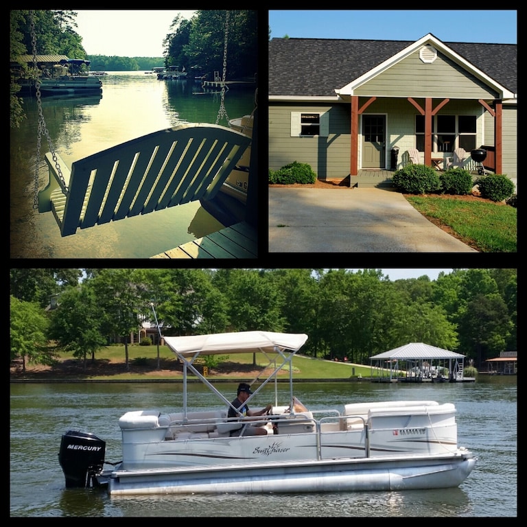 Beautiful Lake House With Pontoon Boat Available Jet Ski Rental Also Available Wedowee