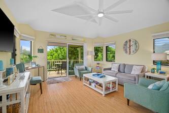 Hanalei Bay Villa Cottage 2Br 2Ba with Mountain Views HBV24