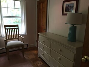 Bureau in twin room.