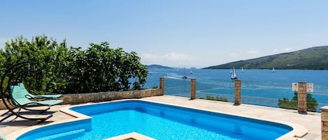 Swimming pool and a view