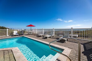 Pool time with oceanfront views, let the fun begin!