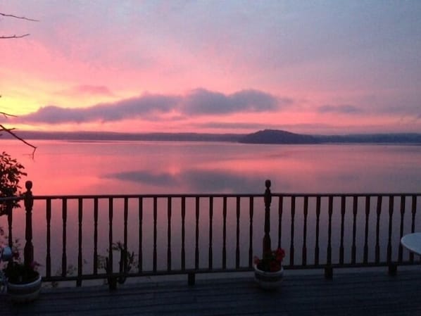 Sunrise over Saratoga Lake
