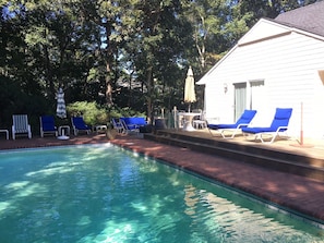 Pool and outdoor dining