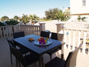 Front patio with pool overlook