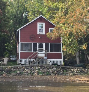 Cottage viewed from Lake.