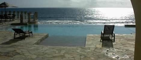 Infinity Pool Into Ocean