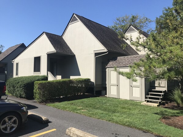Front of beach house