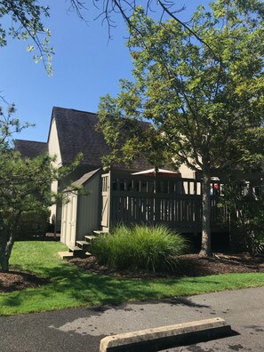 Deck side of house