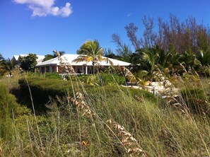 View of Poinciana House from Beach