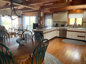 Open concept in main area