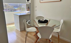 Dining Table with views of the Pambula River