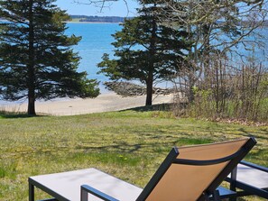 View from the chaises
